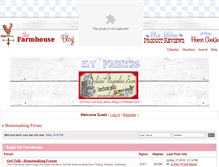 Tablet Screenshot of forums.sugarpiefarmhouse.com